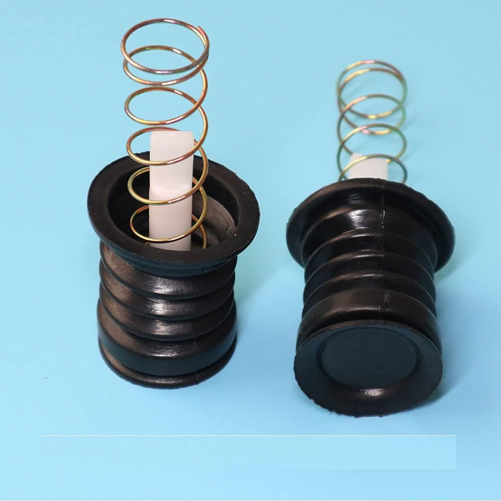 2 Sets Drain Trap Seal Spring Pull Rod Switch Rubber Plug Valve Rubber Sealing Stopper Replacement Universal for Twin Tub Washer Dryer 2 in 1 Combo Washing Machine Accessories