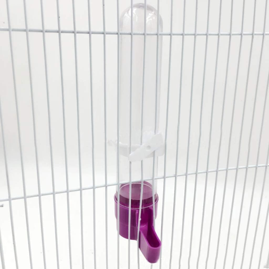 1Pc Random Color Bird Water Dispenser Automatic Feeder Hanging Food Container for Parrot Parakeet Cage Accessories Feeding and Watering Supplies