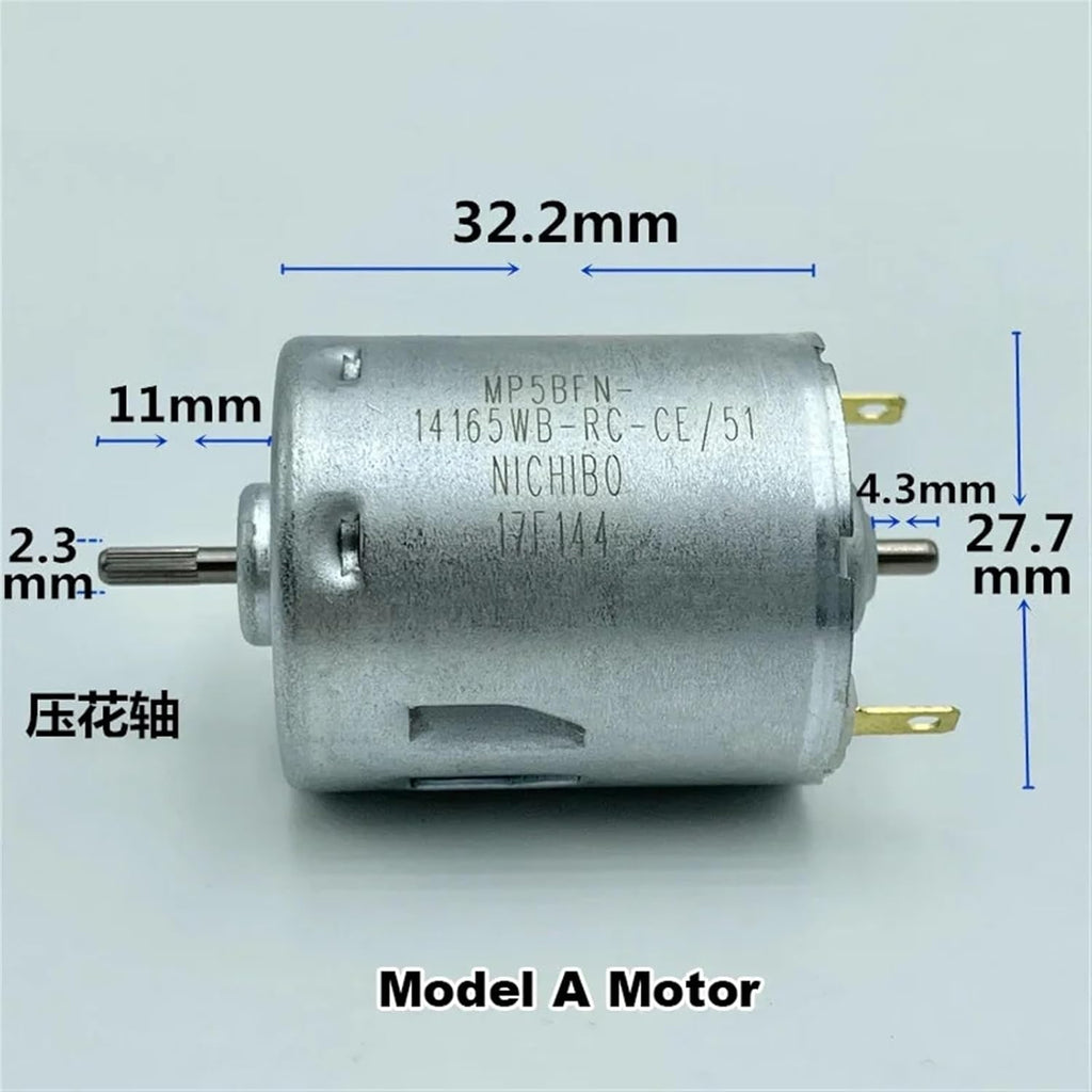 10PCS RS-365 Dual Shaft Electric Motor DC 6V 12V 18V 24V 28mm Round Motor for Sweeper Robot Vacuum Cleaner Hair Dryer