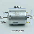 10PCS RS-365 Dual Shaft Electric Motor DC 6V 12V 18V 24V 28mm Round Motor for Sweeper Robot Vacuum Cleaner Hair Dryer