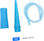 1pc Vacuum Extension Hose Cleaning Tube for Washing Machine and Dryer and Easy to Install Dust Removal and Corner Cleaning