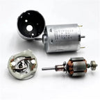1pc Micro 365 Dual Shaft Motor RS-365 6V 9V 12V 14.4V 18V 24V 14200RPM Mini 28mm Electric Motor Knurled Shaft DIY Sweeper Robot