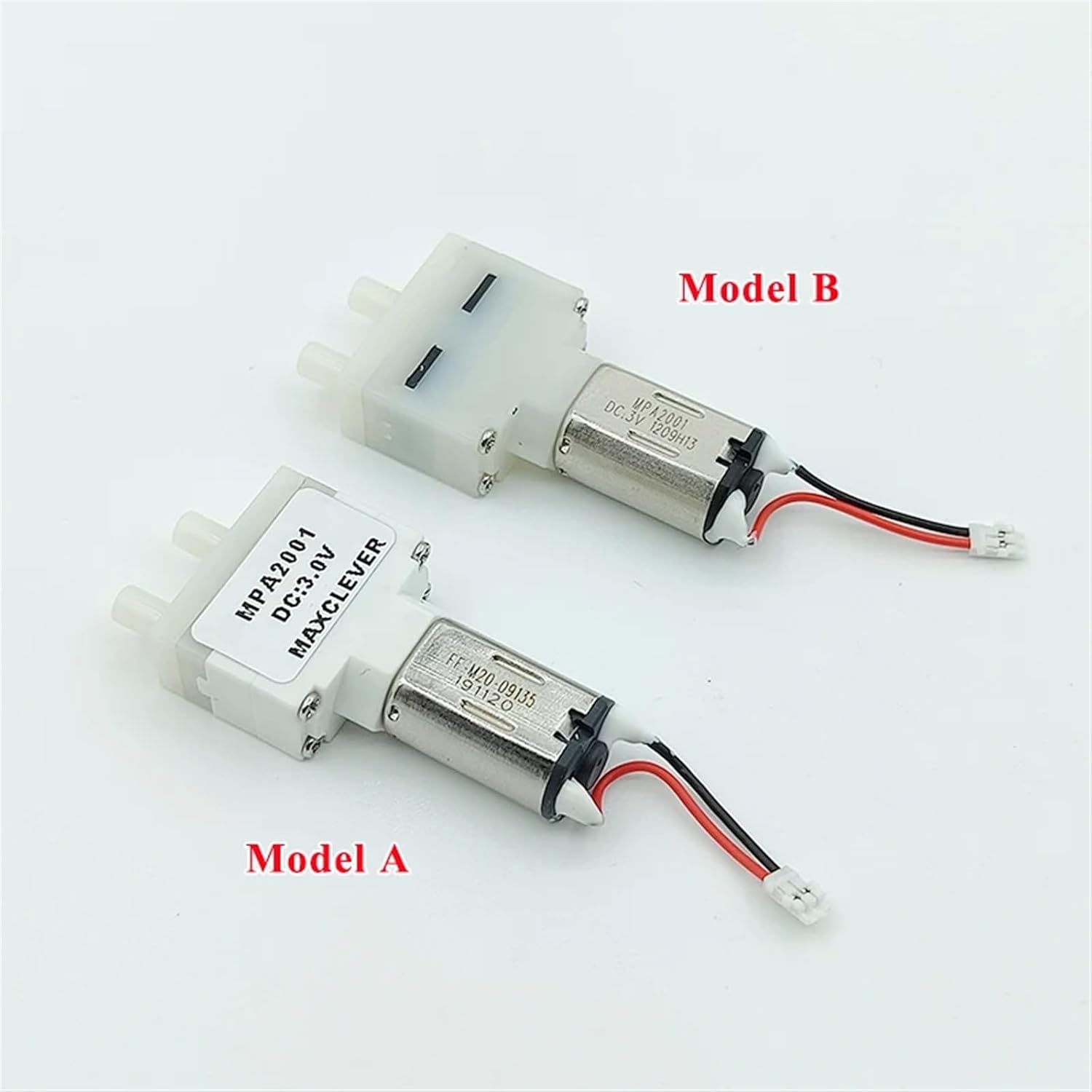 1PC MPA2001 Micro M20 Water Pump 3V Small Mini Diaphragm Self priming Water Suction Pump Low Flow for Home Sweeping Robot(Model A)