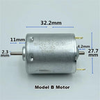 10PCS RS-365 Dual Shaft Electric Motor DC 6V 12V 18V 24V 28mm Round Motor for Sweeper Robot Vacuum Cleaner Hair Dryer
