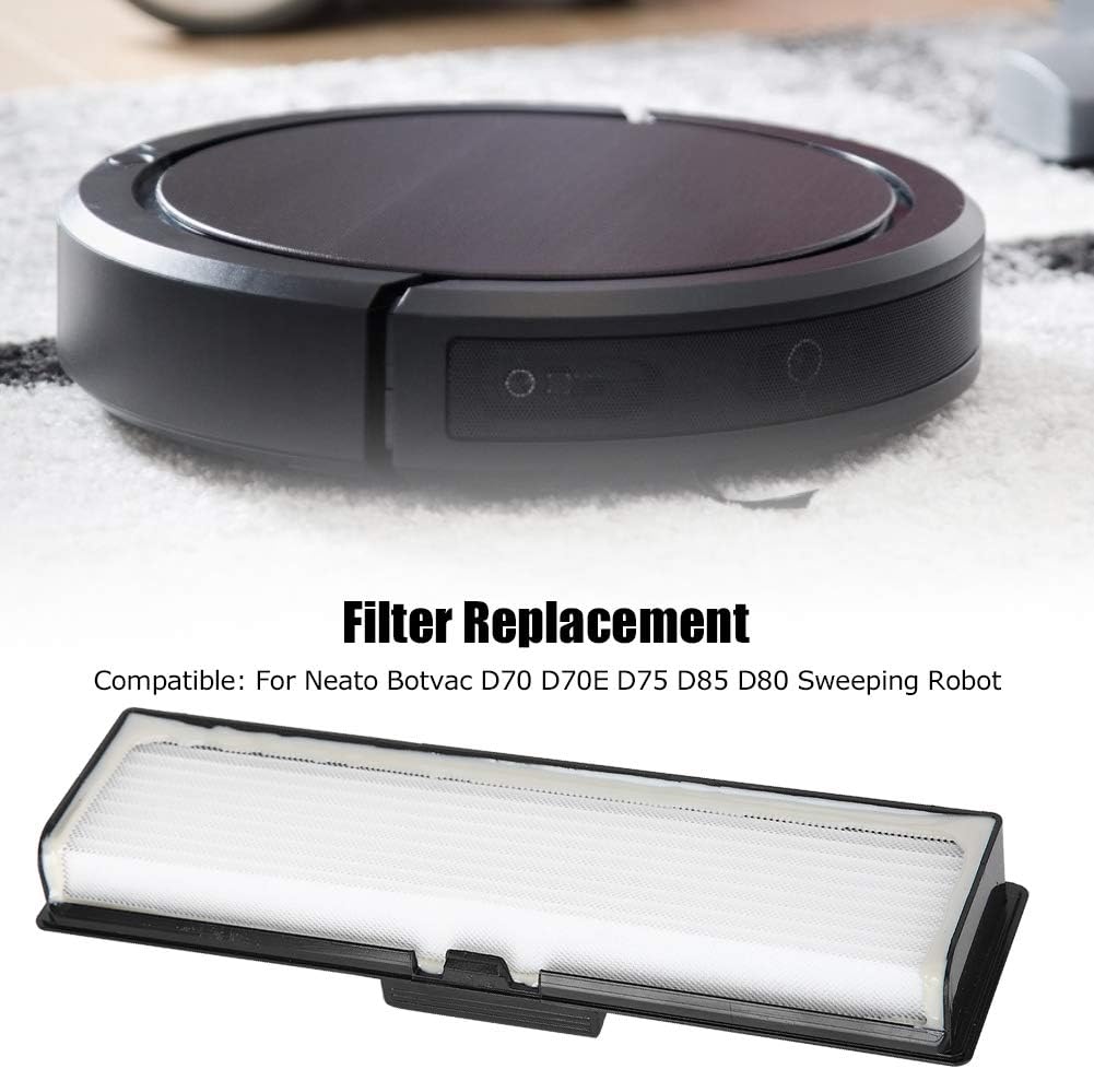 2 PCS Sweeping Robot Filter Screen,Accessories for Home Cleaning,Replacement Replenishment Kit Compatible for Neato Botvac D Series D70 D75 D80 D85 D3 D4 D5 D5 D6 D7
