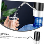 1pc USB Rechargeable Drinking Water Pump Electric Water Dispenser for Bottles Easy to Use Practical Food-Grade Hose for Home and Office