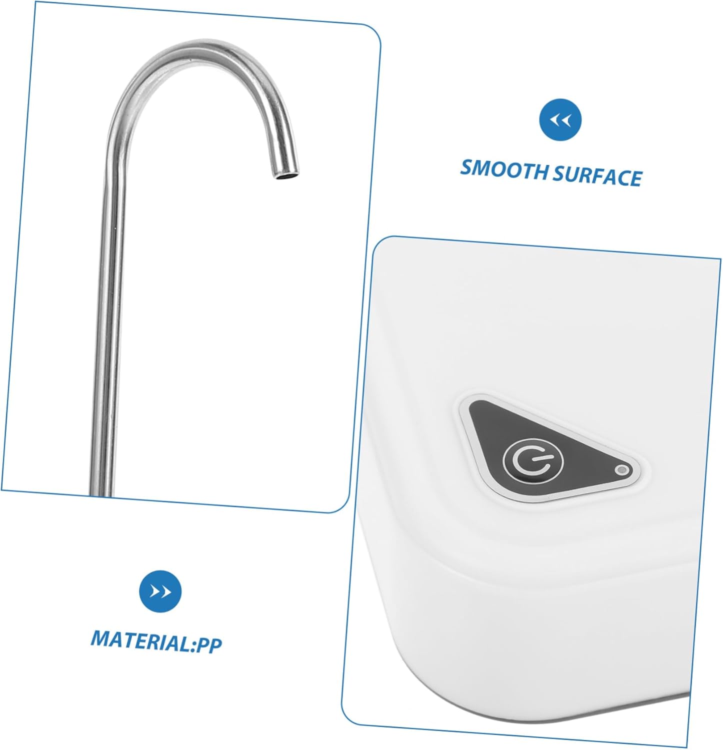 1pcs Electric Charging Water Pump Dispenser Portable Desktop Water Dispenser for Home Office and School