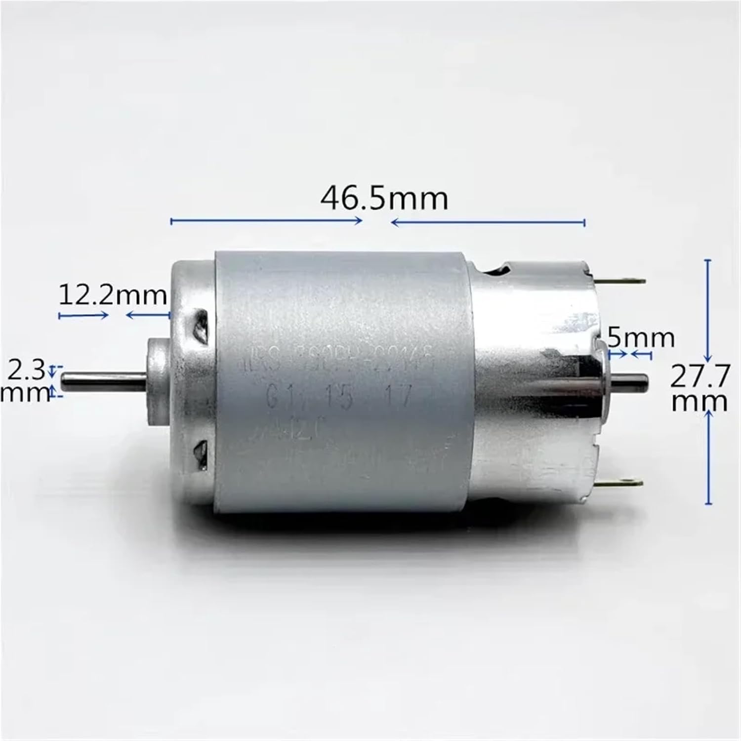 1pc Dual 2.3mm Shaft Micro 390 Motor RS-390PH-22145 12V 14.4V 18V 24V 10300RPM Mini 28mm Electric Motor DIY Toy Sweeper Robot