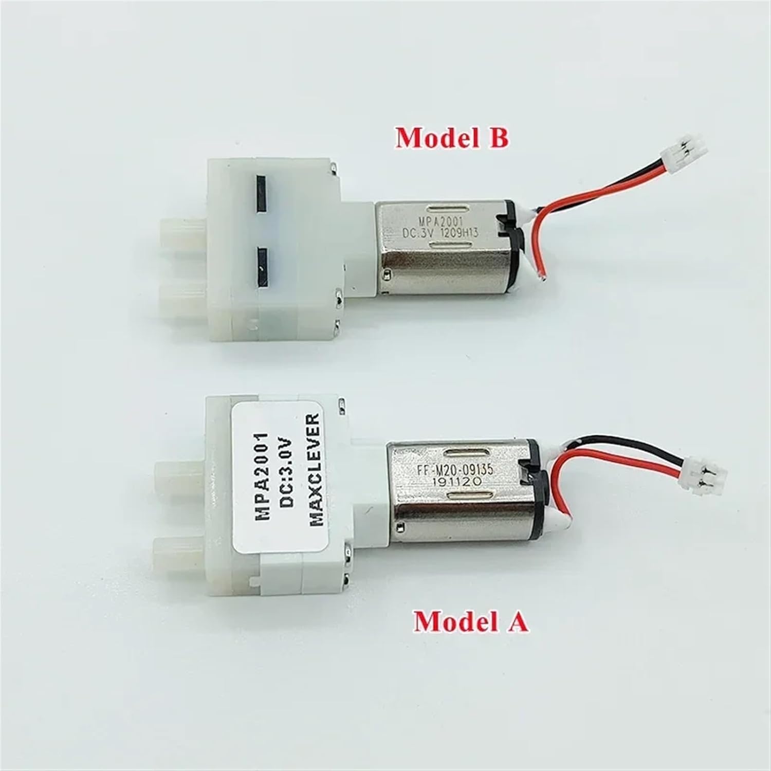 1PC MPA2001 M20 Water Pump DC 3V Small Diaphragm Self priming Water Suction Pump Low Flow for Home Sweeping Robot(Model B)