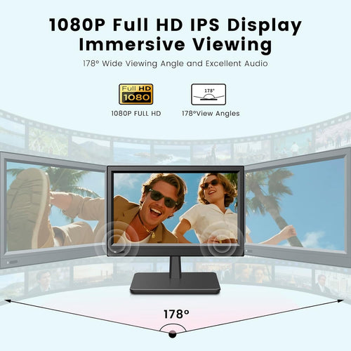 12.5 Inch Small Smart TV Full HD 1080P, Compact Flat Screen Smart TV with Built-in APP,Digital ATSC Tuner,USB/VGA/HDMI Inputs,12V Car Charger Small Smart tv for Kitchen,Bedroom,RVs,Camper