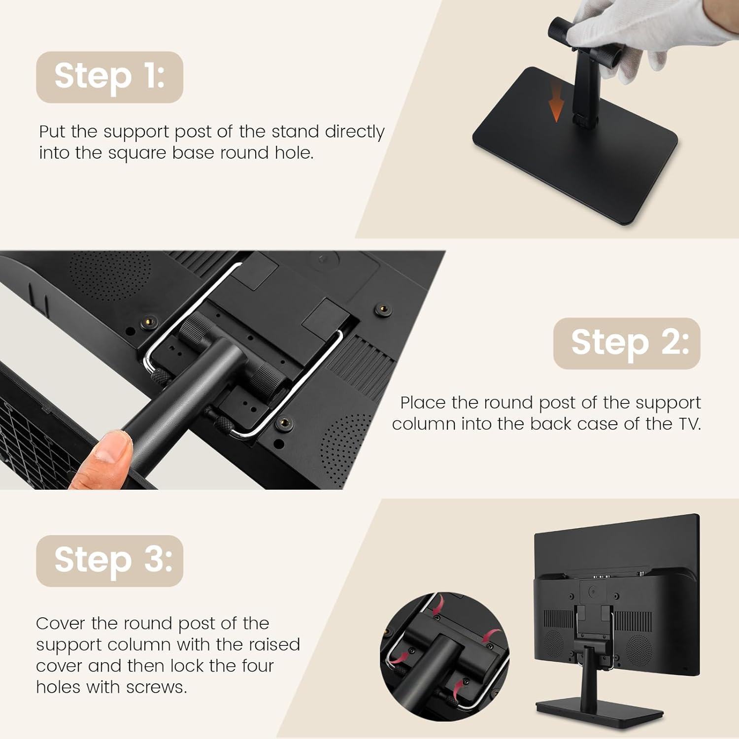 15.6 Inch Small Smart TV Full HD 1080P IPS,Compact Flat Screen Smart TV with Built-in APP,Digital ATSC Tuner,HDMI/USB/VGA Inputs,12V Car Charger Small Smart tv for Kitchen,Bedroom,RVs,Camper