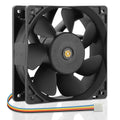 120mm x 38mm PWM 4Pin Computer Fan 12v DC Dual Ball Bearing Cooling Fan for CPU Server CPU Case mid-Tower Heat-Sink Desktop