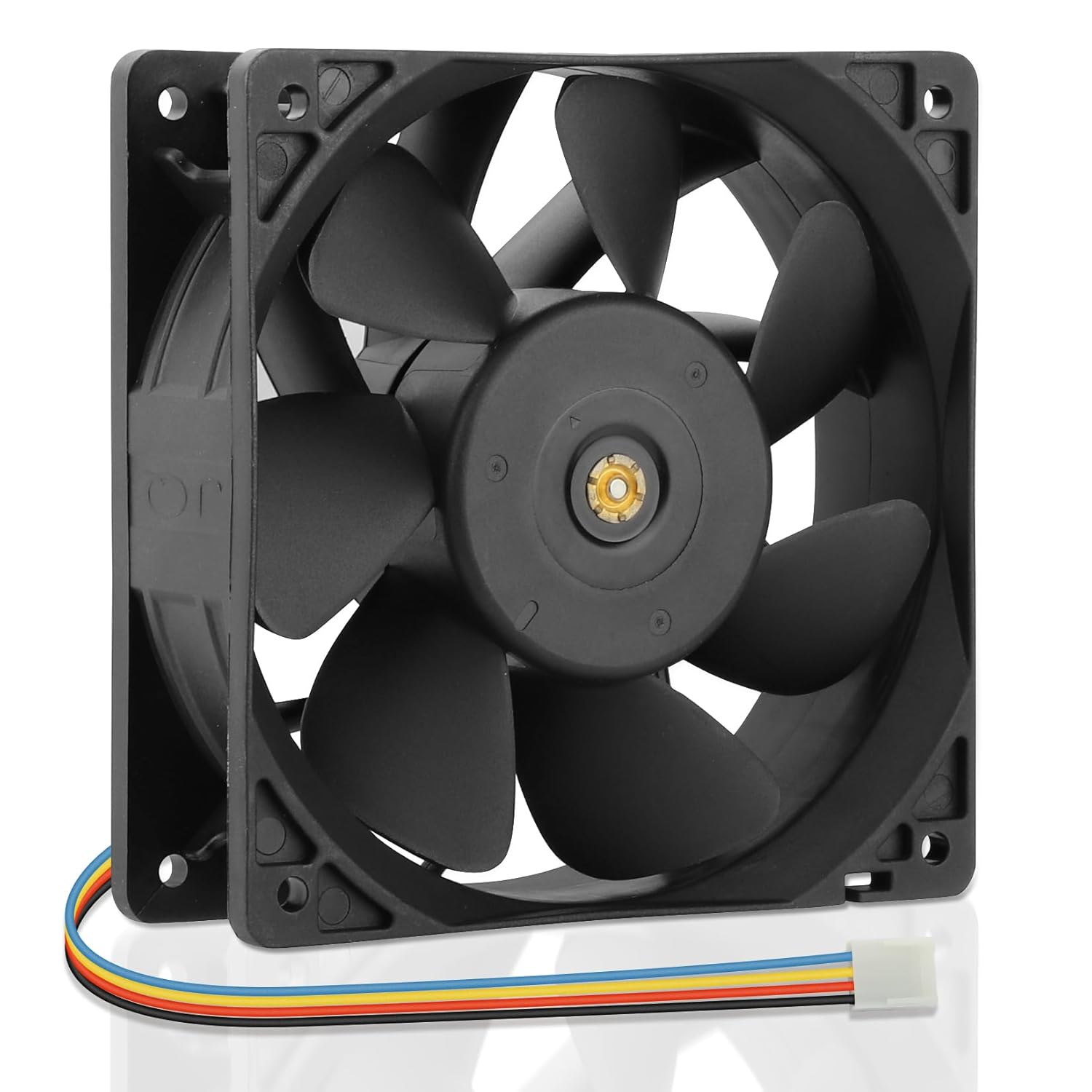 120mm x 38mm PWM 4Pin Computer Fan 12v DC Dual Ball Bearing Cooling Fan for CPU Server CPU Case mid-Tower Heat-Sink Desktop