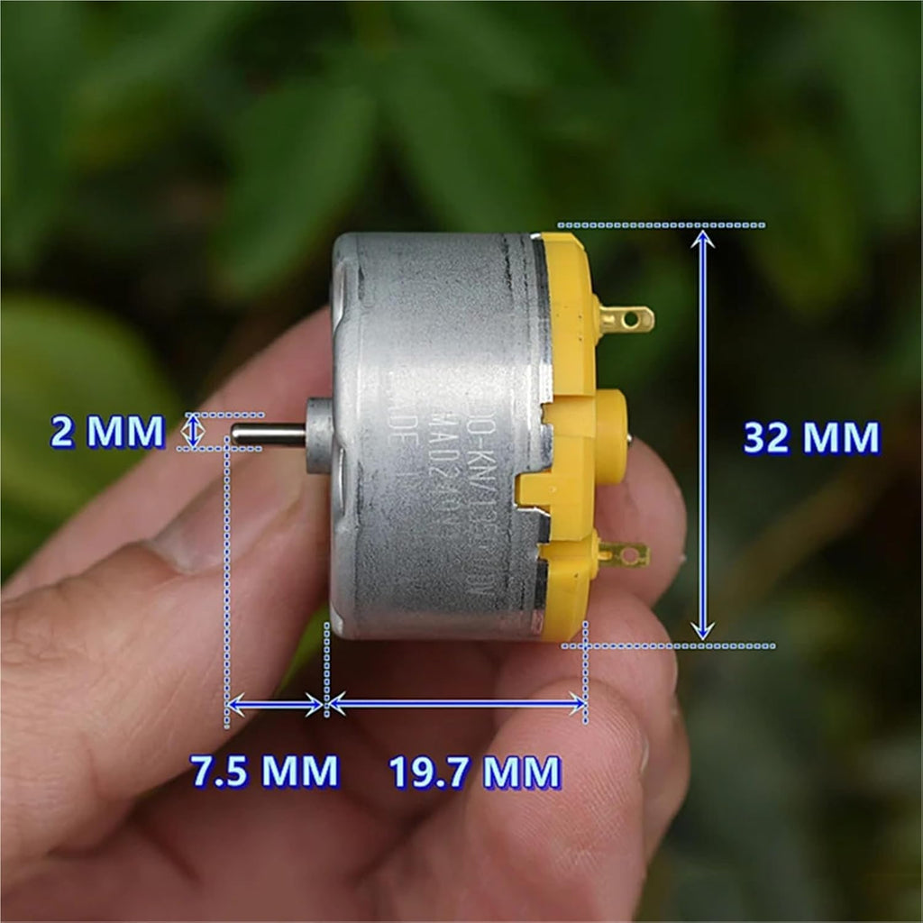 1pc RC500-KN/13500 Micro 500 Motor 6V-12V 5400RPM Mini 32mm Diameter Round Motor DIY Home Sweeper Robot Fragrance Machine