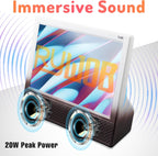 14’’ Portable TV with Antenna,Built-in 8800mAh Rechargeable Battery,ATSC Digital Television with HDMI/USB/TF Card Ports,Stero Speakers TV for Camping,Kitchen,Car