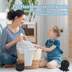 10 Pack Pet Hair Remover for Laundry, Reusable Pet Hair Catcher for Washing Machine, Wet and Dry Use Pet Lint Catcher, for Washer, Dryer, Bedding, Clothes